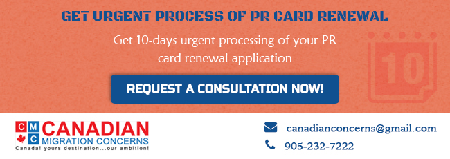 Get Urgent Process of PR Card Renewal